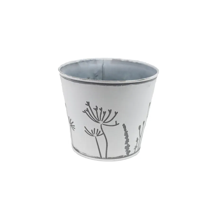 Metal flower pot K3743/1