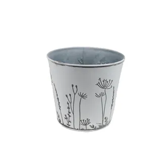 Metal flower pot K3743/2