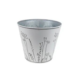 Metal flower pot K3743/4