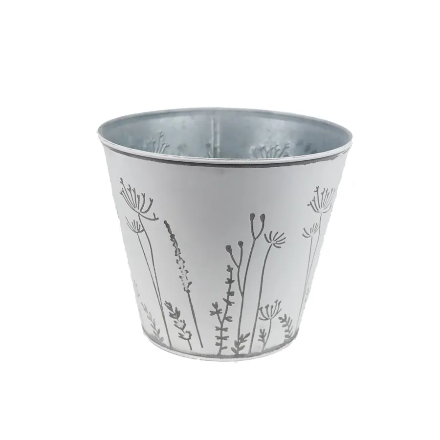 Metal flower pot K3743/4