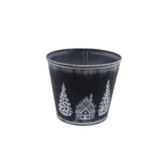 Metal flowerpot K3749/1