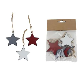 Star for hanging, 6 pcs K3764