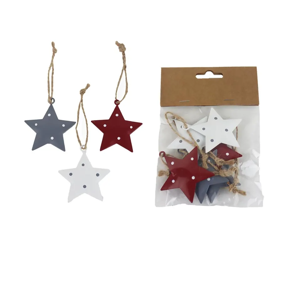 Star for hanging, 6 pcs K3765