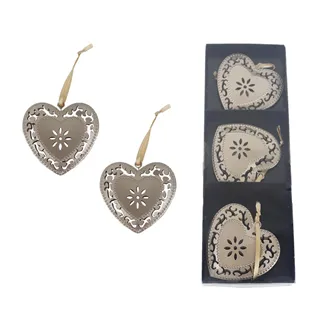 Hearts for hanging, 3 pcs K3790