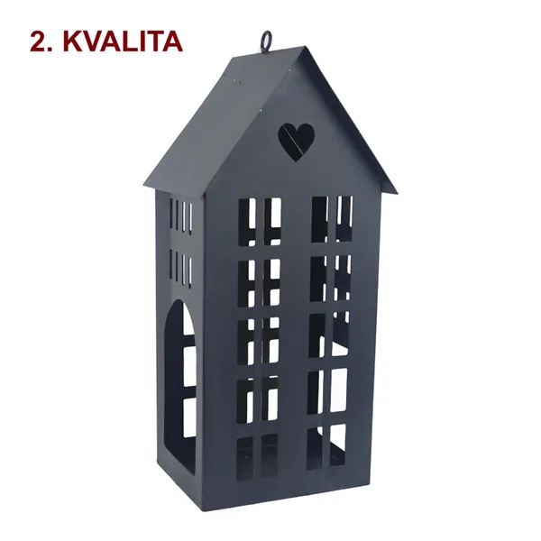 Decorative candle holder house 2nd quality K3896/2B