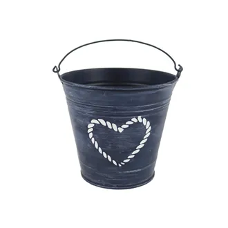 Metal planter bucket K3897/1