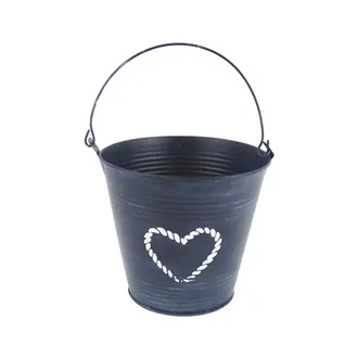 Metal planter bucket K3897/2