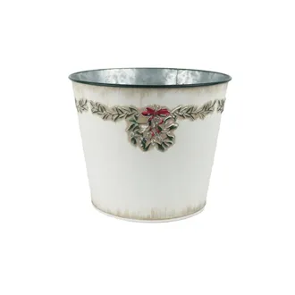 Christmas metal planter K3903/3