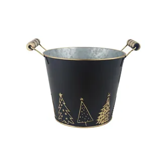 Christmas metal planter K3910/3