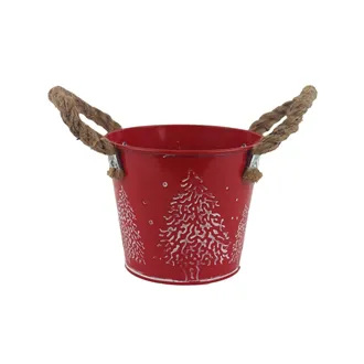 Metal flower pot K3934/1