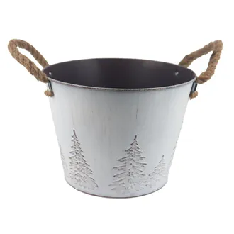 Metal flower pot K3936/4