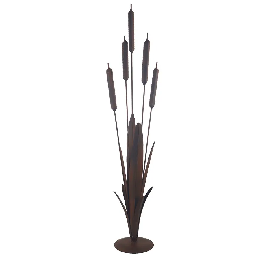 Metal decoration cattail K4010