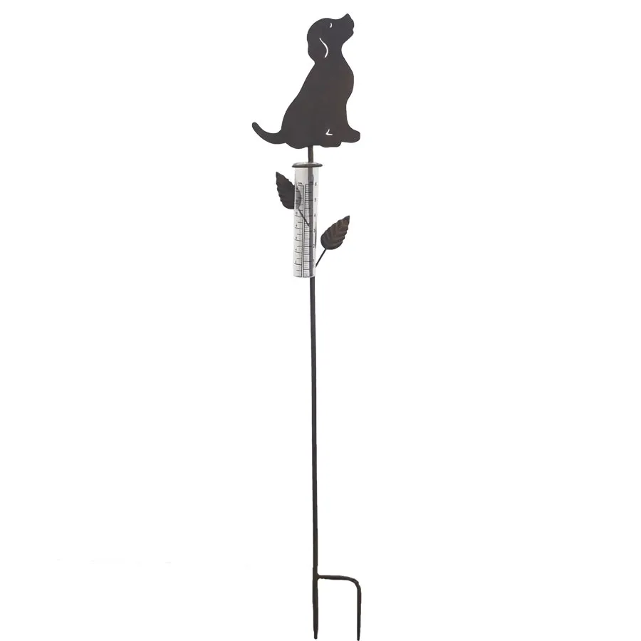 Garden rain gauge dog K4012