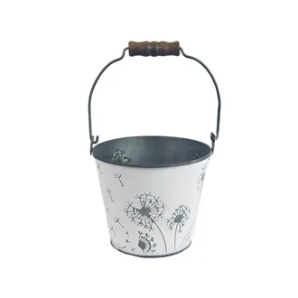 Tin flower pot K4134/1