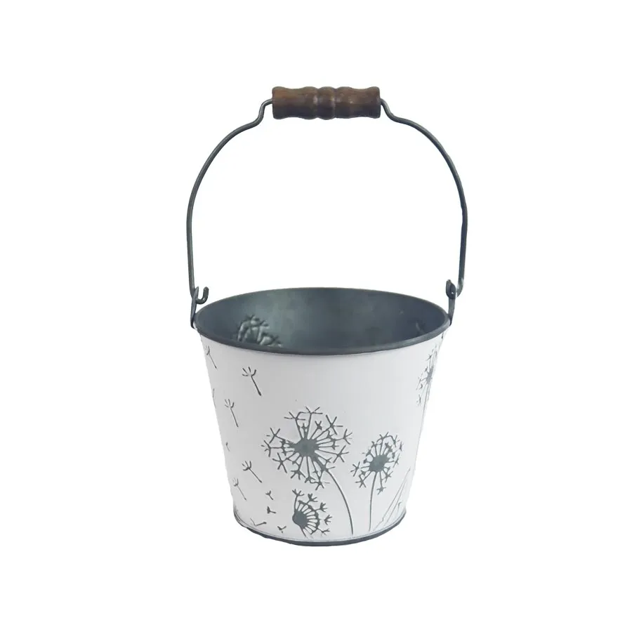 Tin flower pot K4134/1