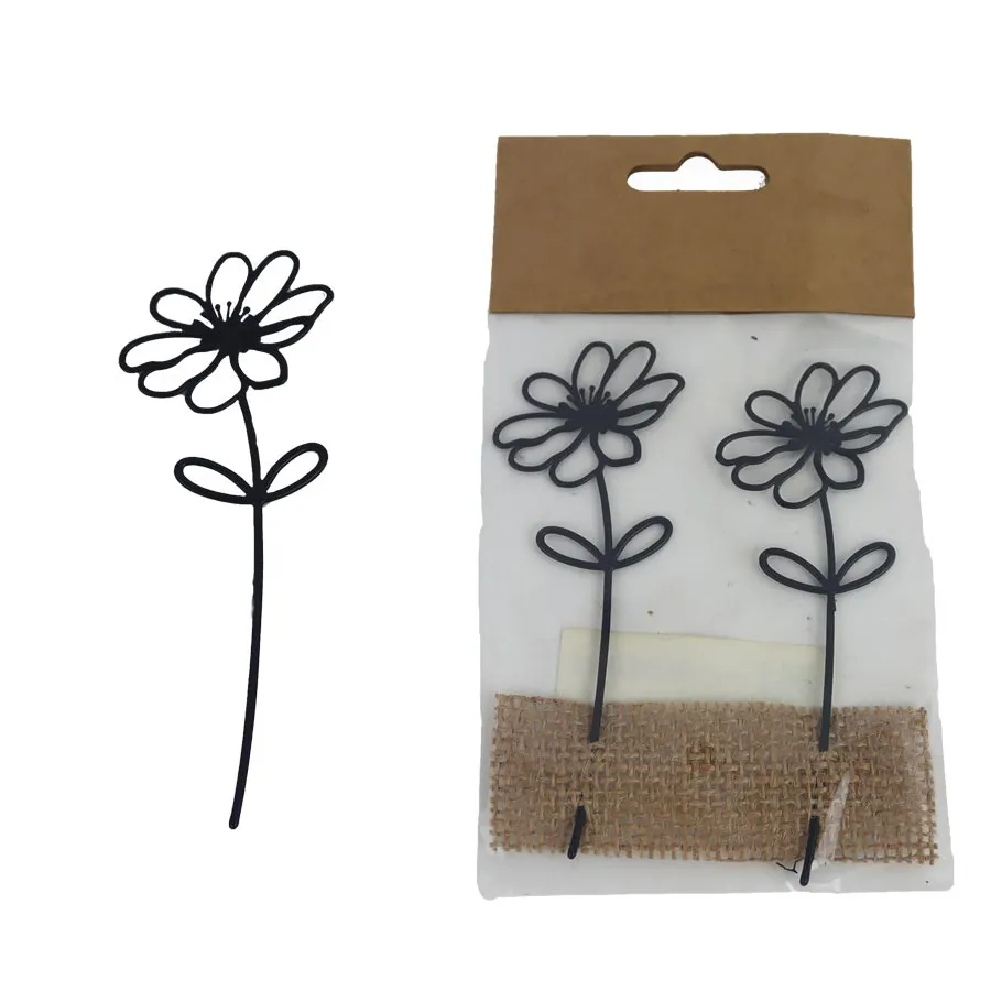 Flower on stick, 2 pcs K4200