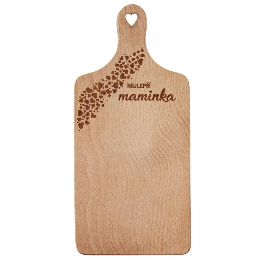 Plank wood handle MAMINKA O0056