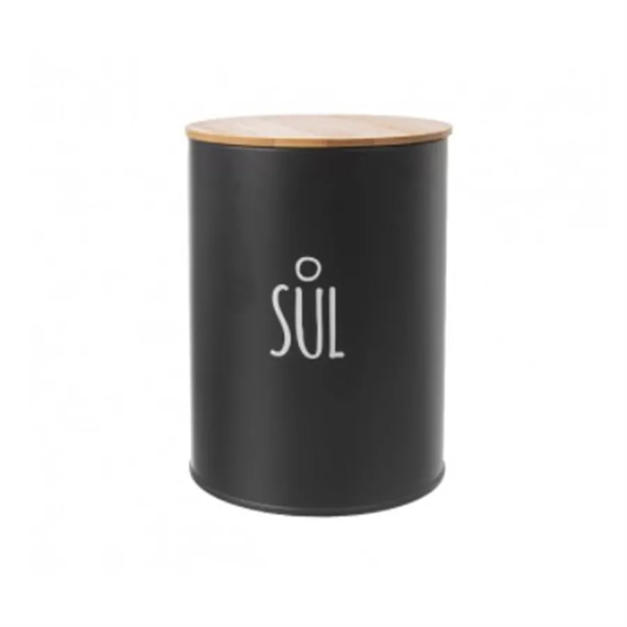 Salt container BLACK O0151