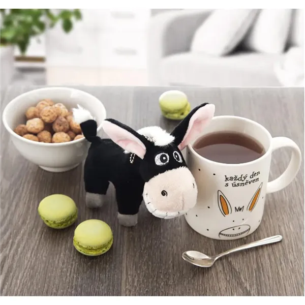 Ceramic mug + toy donkey 0.39 l O0319