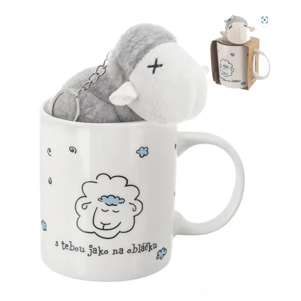 Ceramic mug + sheep 0.39 l O0320