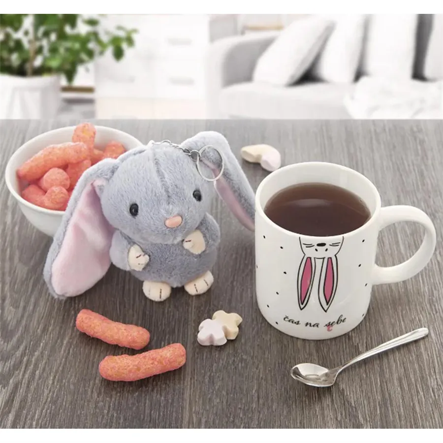 Ceramic mug + toy hare 0.39 l O0322