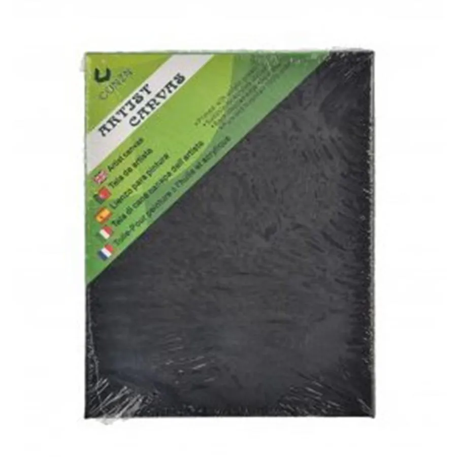 Painting wood canvas black O0431