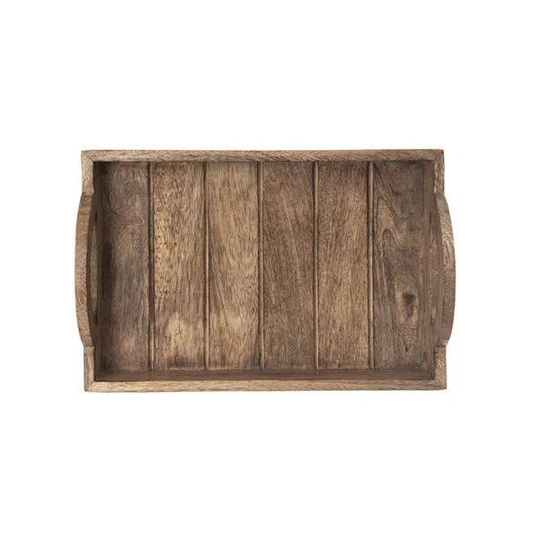 Wood tray MANGO 30.5x20.5 cm small