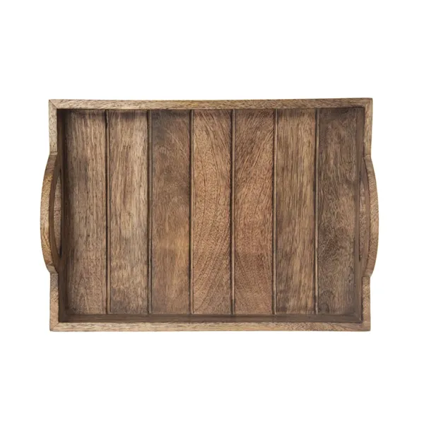 Tray wood MANGO 35.5x25.5 cm medium