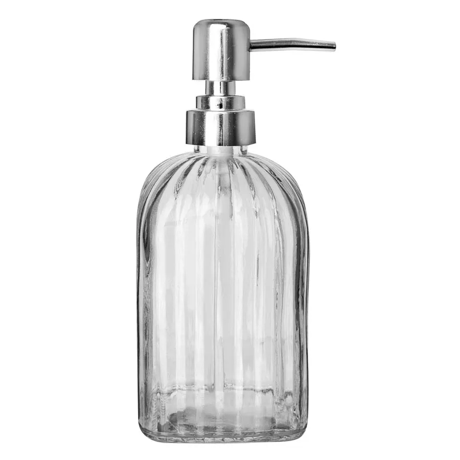 Soap dispenser glass/UH Vroubky 0.55 l