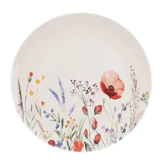 Porcelain serving plate POPPY dia 27,3 cm O0484