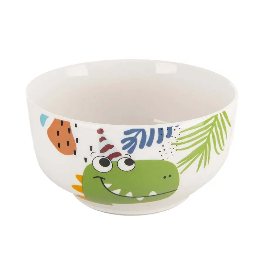 Mug + bowl porcelain set dino 0,35 l O0496