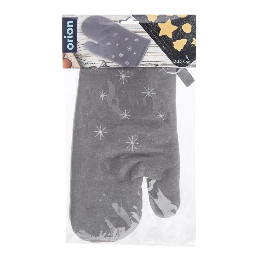 Cotton potholder + magnet SNOWFLAKE O0504