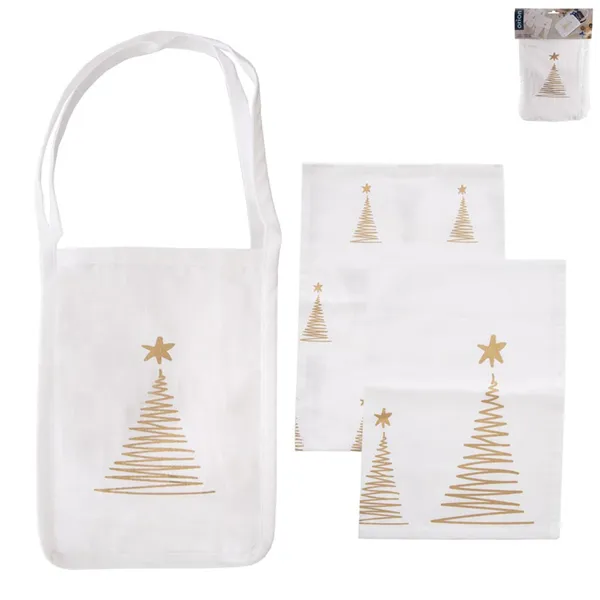 Kitchen towel 2 pcs + bag TREE O0505