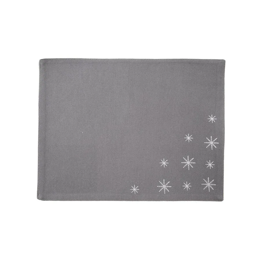 Placemat cotton SNOWFLAKE 35x25 cm O0511