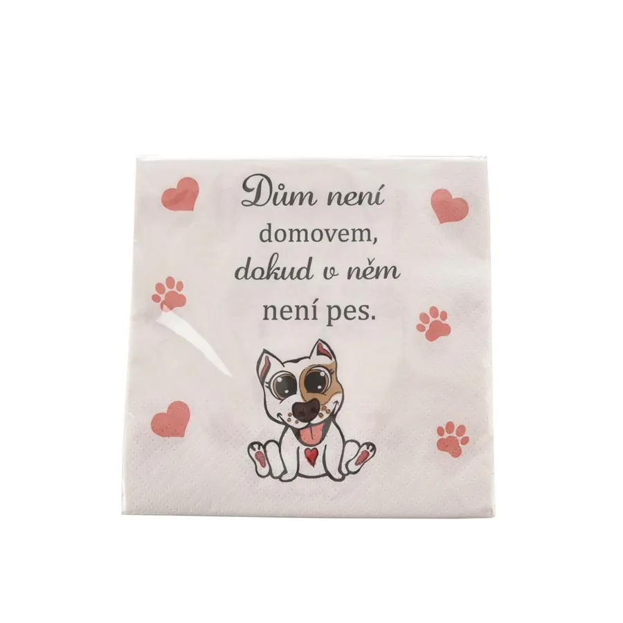 Napkin DOG HOME 20 pcs O0525