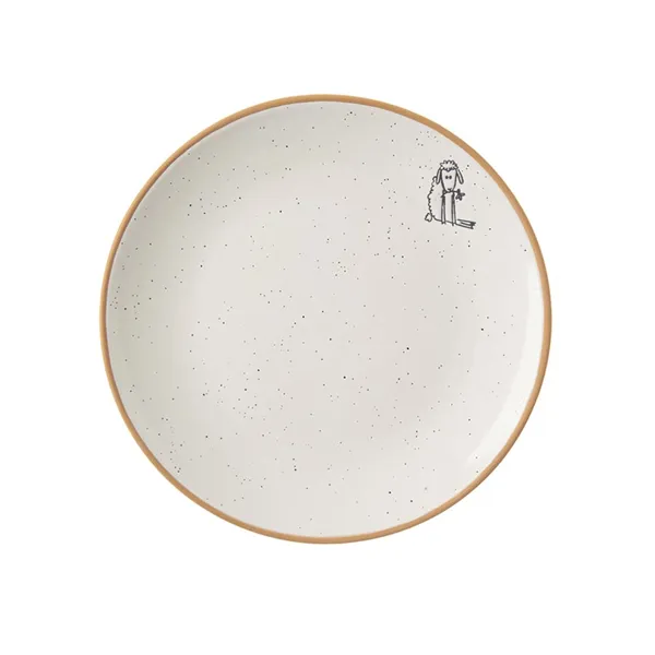 Ceramic dessert plate FARM sheep O0539