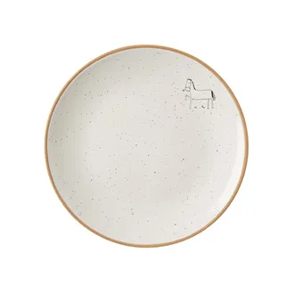 Ceramic dessert plate FARM horse O0540