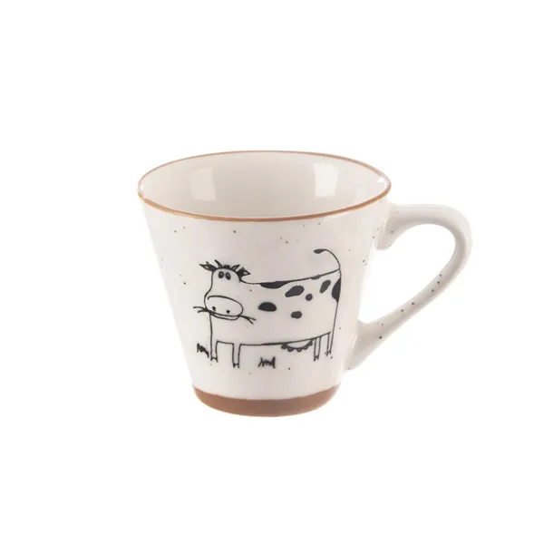 Porcelain espresso cup FARM cow O0546