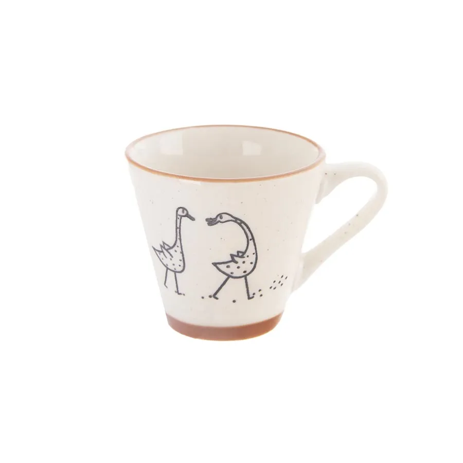 Porcelain espresso cup FARM goose O0547