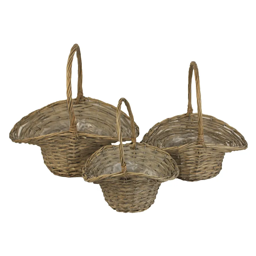 Decorative basket, Set 3pcs P0937-21