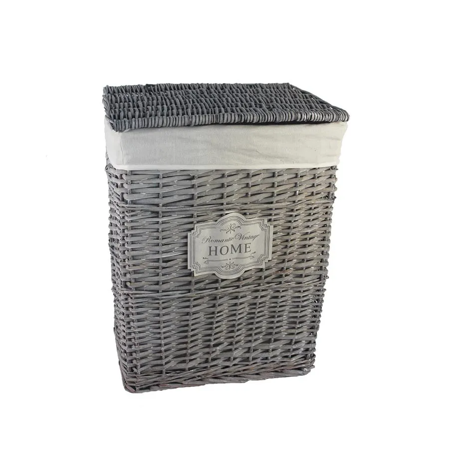 Laundry basket grey P1377