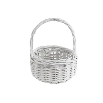 Wicker basket white P2218/A