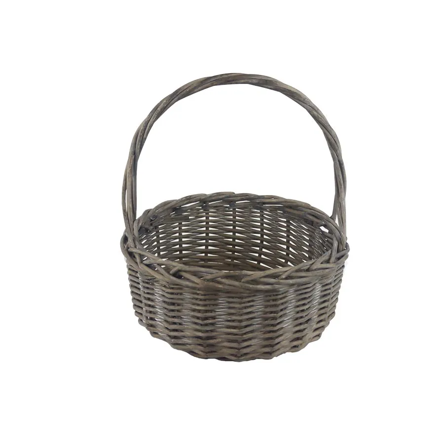 Wicker basket grey P2219/C