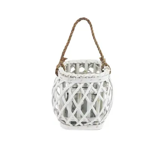 Wicker lantern P2220-01