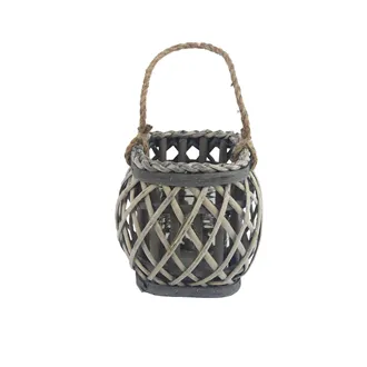 Wicker lantern P2220-21