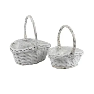 Wicker basket, 2 pcs P2221