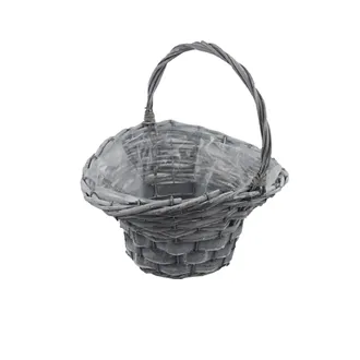 Decorative basket with plastic lining P2227/A