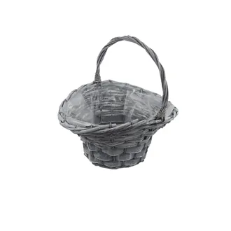 Decorative basket with plastic lining P2227/B