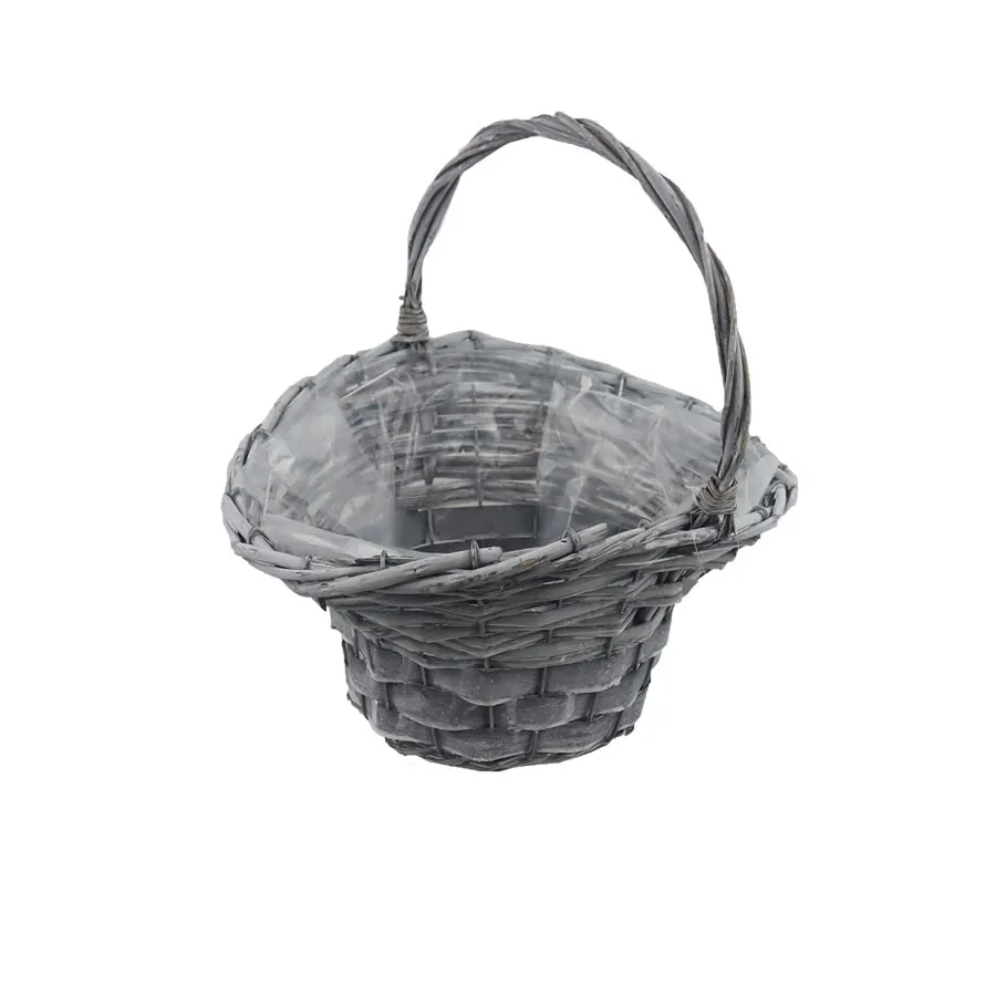 Decorative basket with plastic lining P2227/C