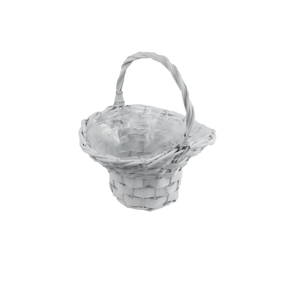 Decorative basket with plastic lining P2228/A